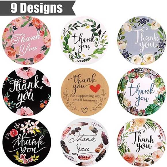 1000 Ty Stickers assorted (2) rolls of 500 each 1.5” - Picture 3 of 5